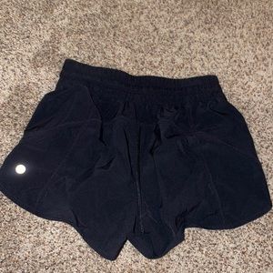 Black lululemon shorts